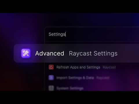 You MUST change these Raycast settings ⚙️